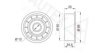 ALFA 60504226 Tensioner Pulley, timing belt